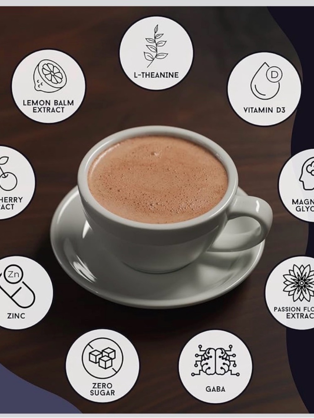 Sugar-Free Vegan Stress Relief Cocoa - Purple - Picture 5 of 7